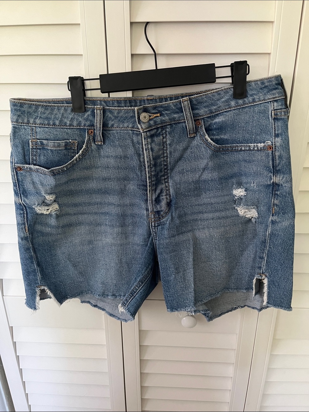 Old Navy Light Blue High-Rise OG Straight Jeans